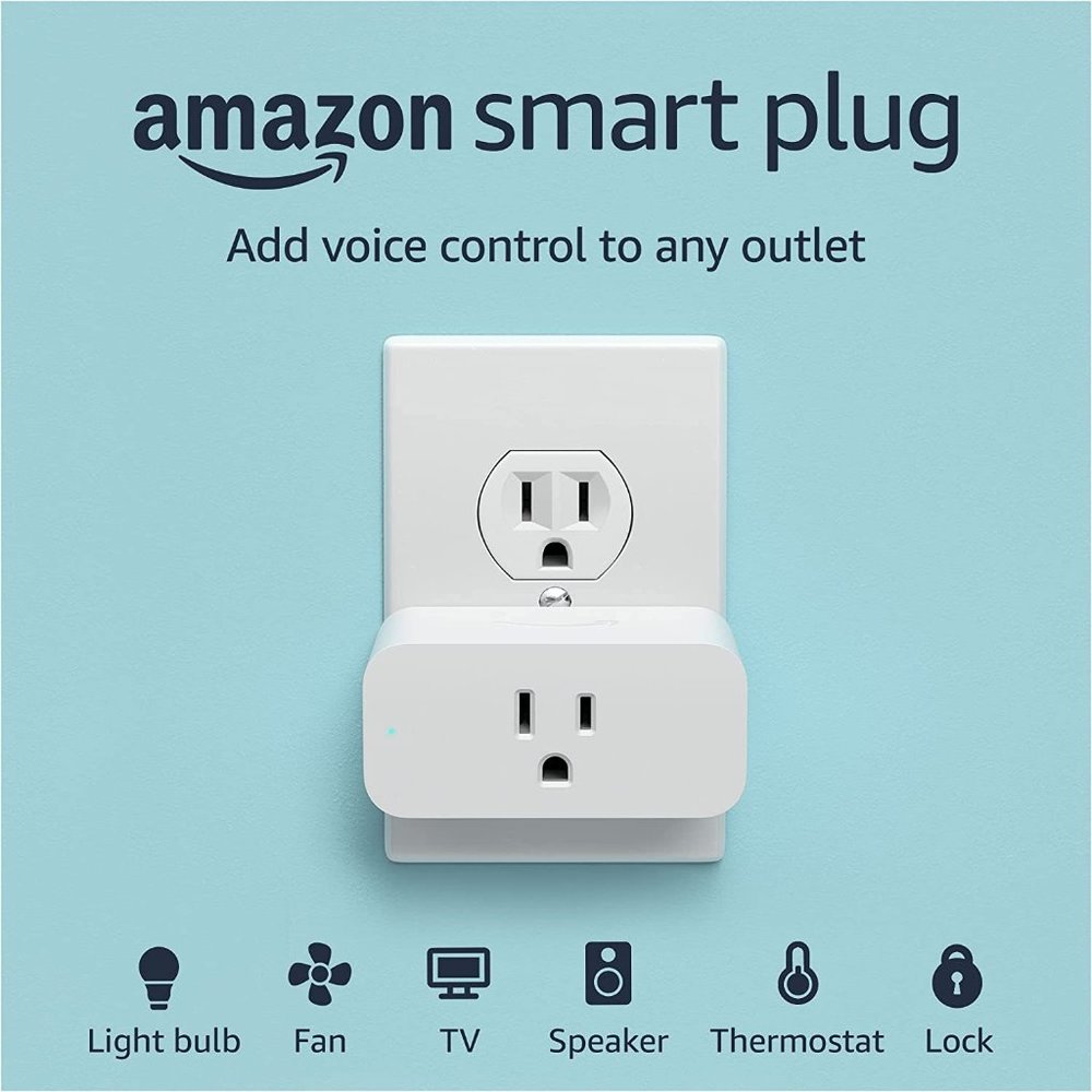 Amazon Smart Plug, for home automation, Works with Alexa- A Certified for Humans